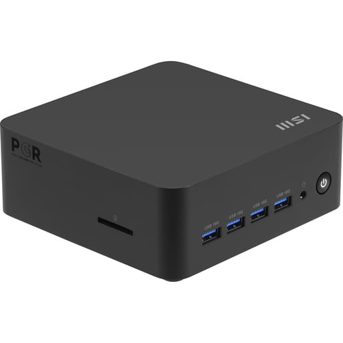 MSI Cubi AI 8M-008BEU Cube Black AMD SoC 4.3 GHz Built-in speaker(s)