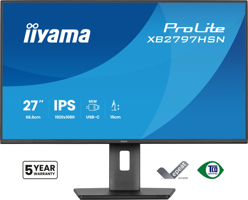 iiyama ProLite XB2797HSN-B1 computer monitor 68.6 cm (27") 1920 x 1080 pixels Full HD LCD Black - Image 2