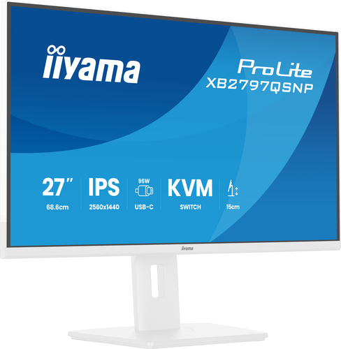 iiyama ProLite XB2797QSNP-W1 27" IPS LCD computer monitor 68.6 cm (27") 2560 x 1440 pixels Quad HD - Image 5