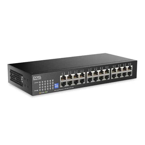 GS1100-24ES 24 PORT GIGABIT - DIP SELECTOR UNMANAGED SWITCH V3