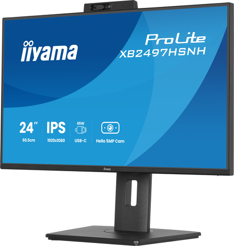 iiyama ProLite XB2497HSNH-B1 24IN IPS LCD 4MS 1920X1080 350CD/M2 HDMI/DP/USB 2 computer monitor 60.5 - Image 7