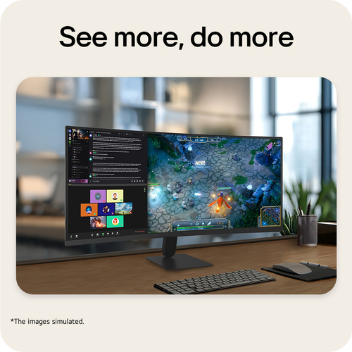 LG ELECTRONICS computer monitor 86.4 cm (34") 3440 x 1440 pixels UltraWide Quad HD LCD Black - Image 2
