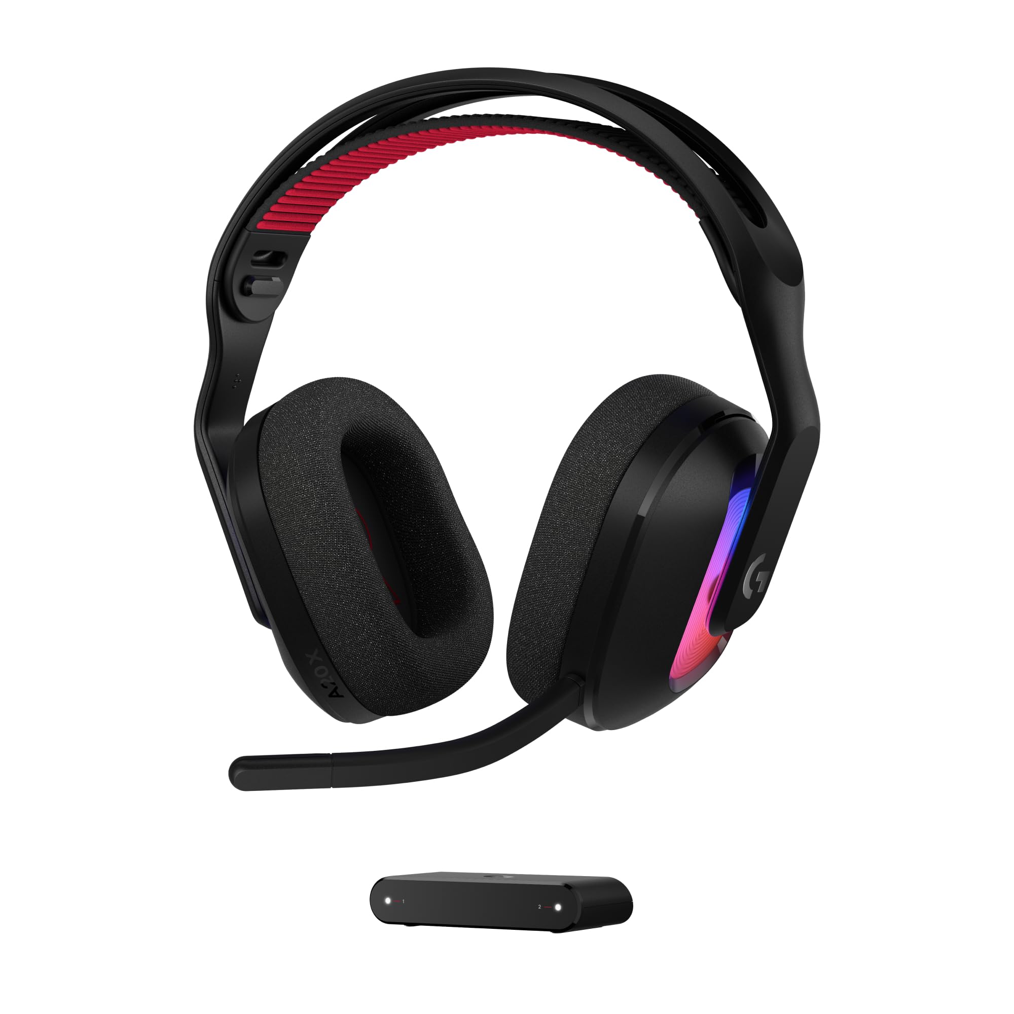 ASTRO Gaming A20 X - Headset - full size - Bluetooth / LIGHTSPEED - wireless, wired - USB-A, USB-C - black