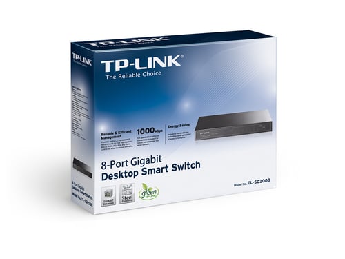 TP-Link JetStream TL-SG2008 network switch Managed L2/L2+ Gigabit Ethernet (10/100/1000) Black - Image 4