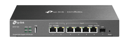 TP-Link Omada ER707-M2 wired router 2.5 Gigabit Ethernet, Fast Ethernet, Gigabit Ethernet Black