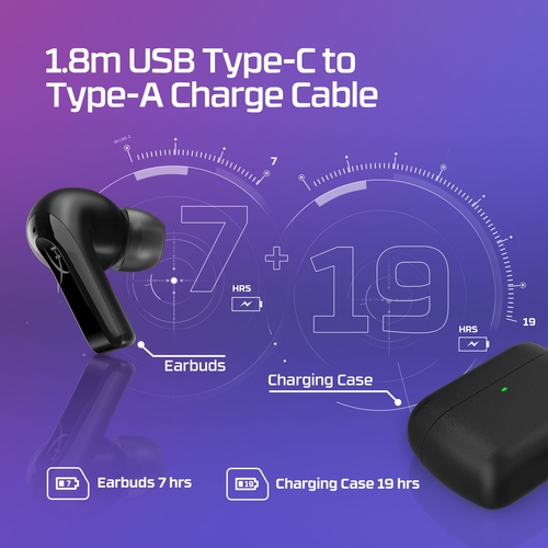 HyperX Cloud MIX Buds 2 Gaming Earbuds with Noise Cancellation Headset In-ear Calls/Music Bluetooth - Image 3