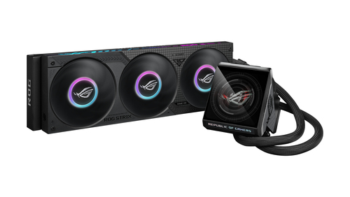 ASUS ROG Strix LC IV 360 ARGB LCD Processor Liquid cooling kit 12 cm Black - Image 3