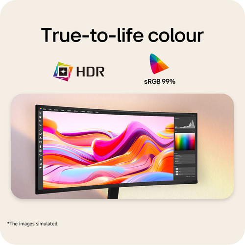 LG ELECTRONICS computer monitor 86.4 cm (34") 3440 x 1440 pixels UltraWide Quad HD LCD Black - Image 4