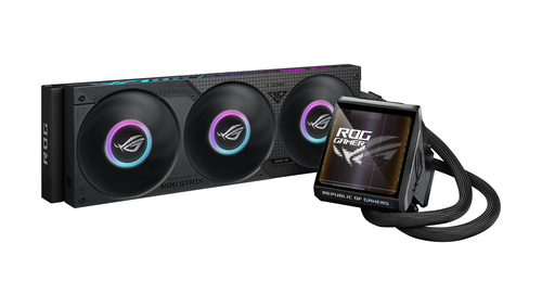 ASUS ROG Strix LC IV 360 ARGB LCD Processor Liquid cooling kit 12 cm Black - Image 2