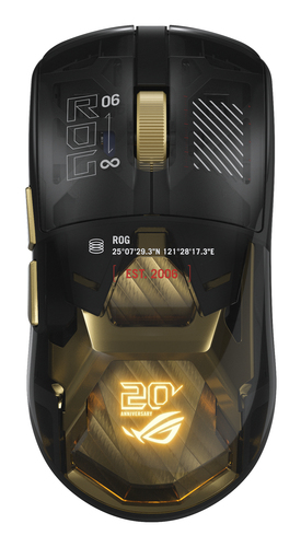 ASUS ROG Harpe II Extreme Edition 20 Gaming mouse Right-hand RF Wireless + Bluetooth + USB Type-A - Image 2