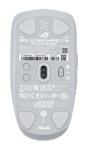ASUS ROG Strix Impact III Wireless mouse Gaming Ambidextrous RF Wireless + Bluetooth Optical 36000 - Image 2
