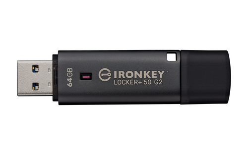 Kingston Technology IronKey Locker+ 50 G2 USB flash drive USB Type-A 3.2 Gen 1 (3.1 Gen 1) Black - Image 2
