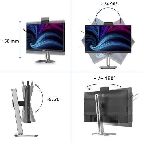 Philips 4000 series 24B2U4301H/00 computer monitor 60.5 cm (23.8") 1920 x 1080 pixels Full HD LCD - Image 3