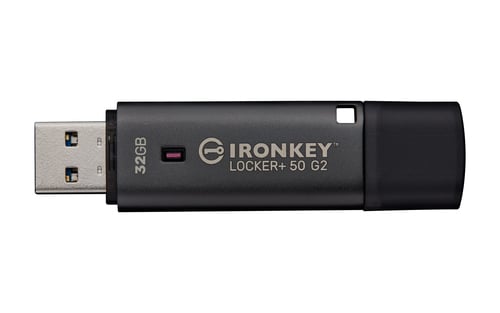 Kingston Technology IronKey Locker+ 50 G2 USB flash drive USB Type-A 3.2 Gen 1 (3.1 Gen 1) Black - Image 2