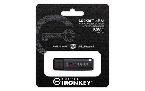 Kingston Technology IronKey Locker+ 50 G2 USB flash drive USB Type-A 3.2 Gen 1 (3.1 Gen 1) Black - Image 4
