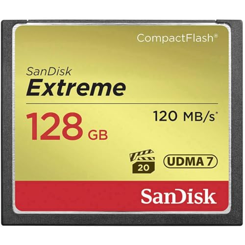 SanDisk Extreme - Flash memory card - 128 GB - 567x - CompactFlash