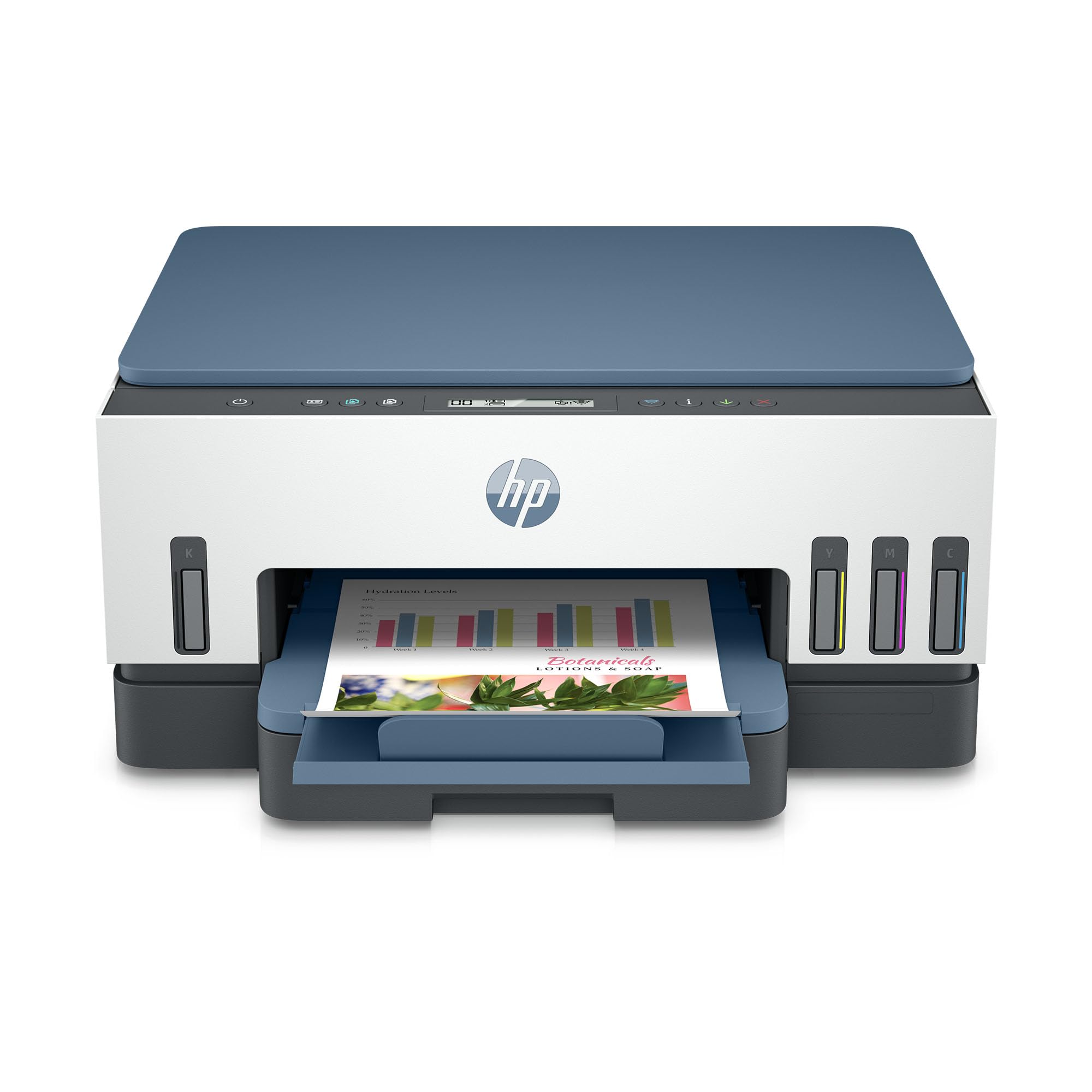 HP Smart Tank 7008 All-in-One - Multifunction printer - colour - ink-jet - refillable - 216 x 297 mm (original) - A4/Legal (media) - up to 13 ppm (copying) - up to 15 ppm (printing) - 250 sheets - USB 2.0, Wi-Fi(ac) - light basalt