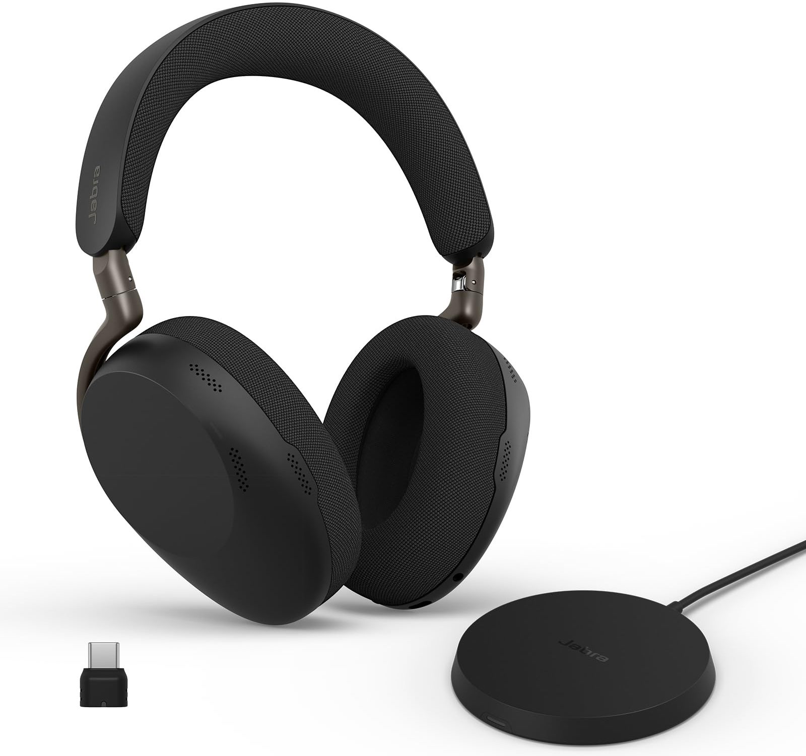 EVOLVE3 85 UC LINK 390 USB-C BLACK WITH WIRELESS CHARGING PAD