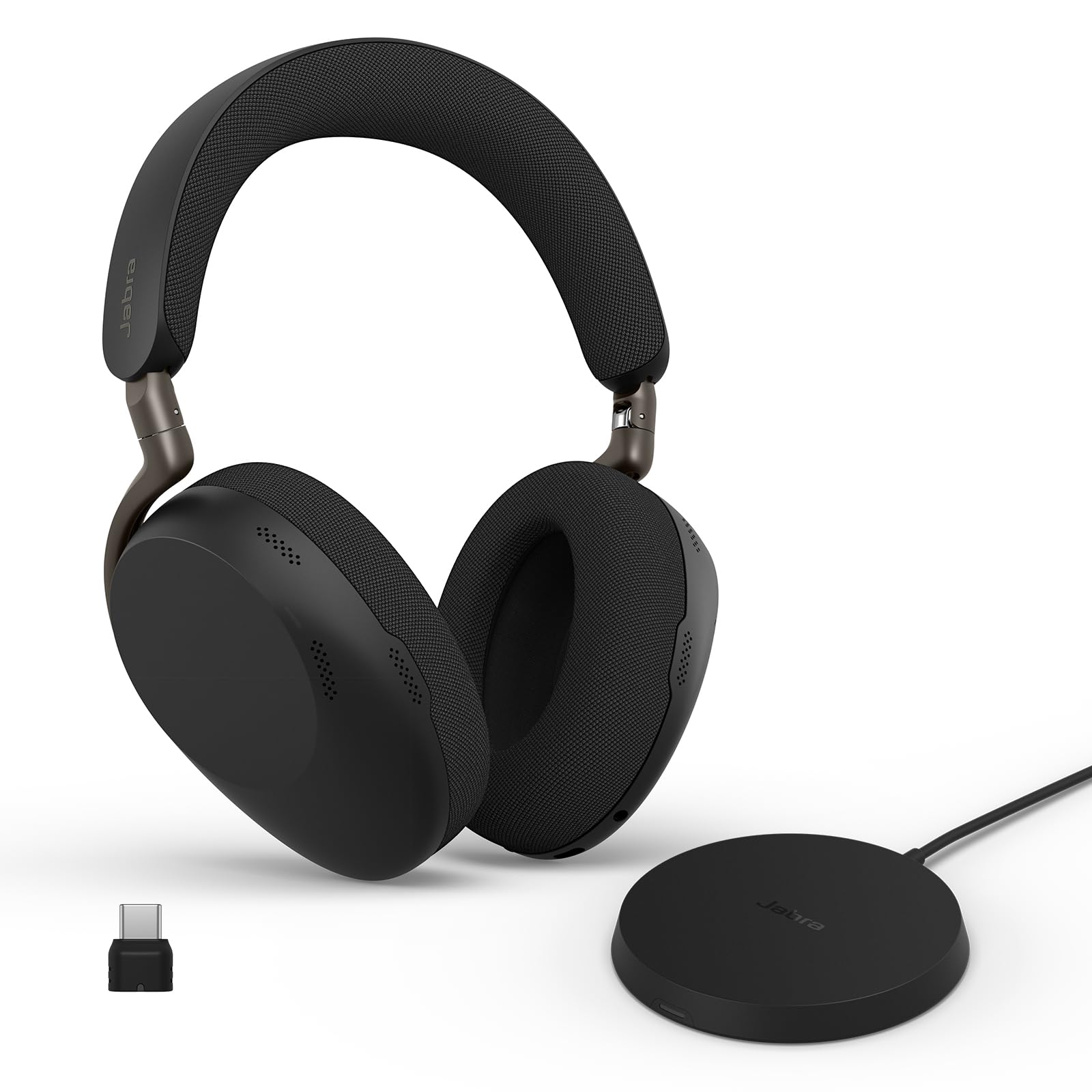 EVOLVE3 85 UC LINK 390 USB-C BLACK WITH WIRELESS CHARGING PAD