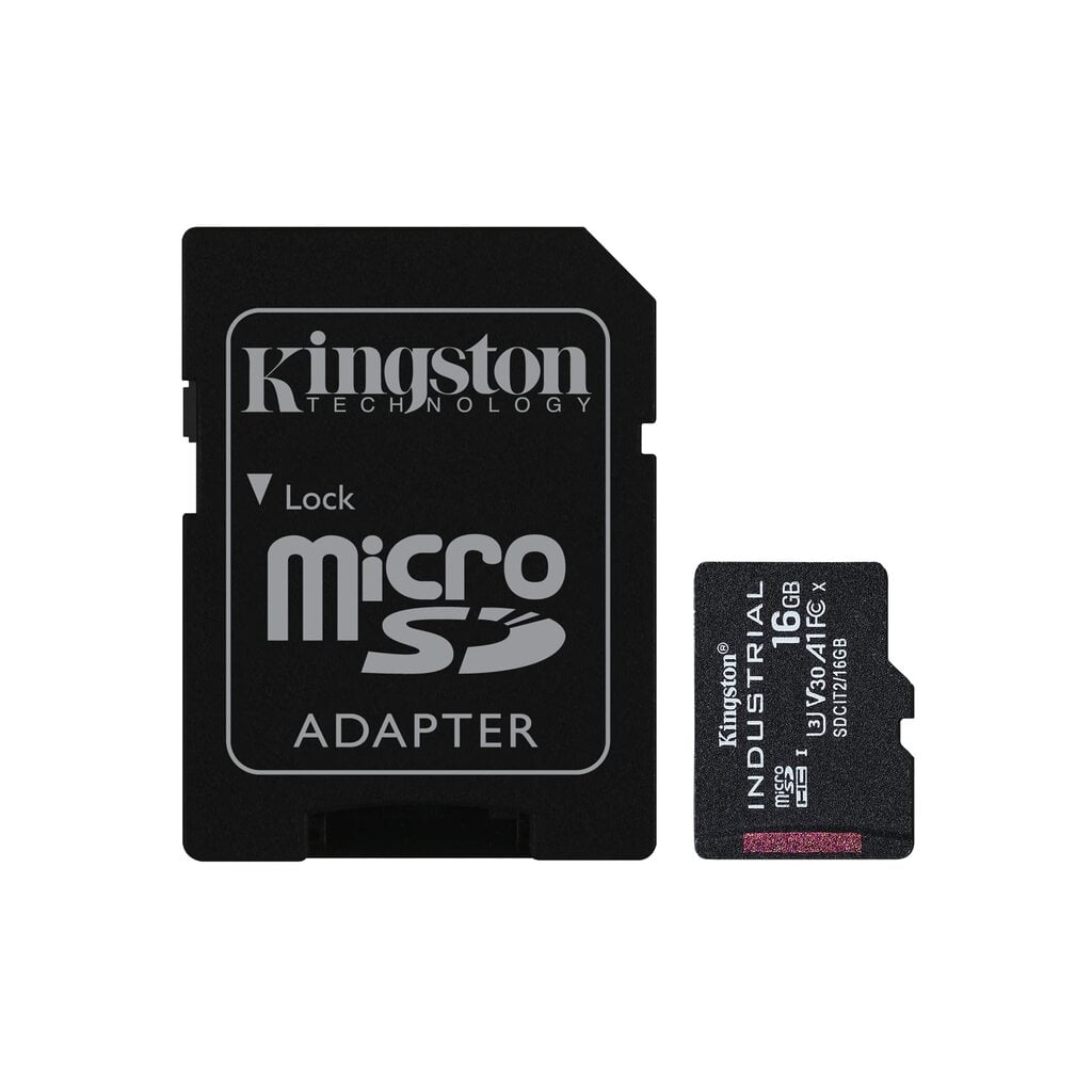 Kingston Industrial - Flash memory card - 8 GB - A1 / Video Class V30 / UHS-I U3 / Class10 - microSDHC UHS-I