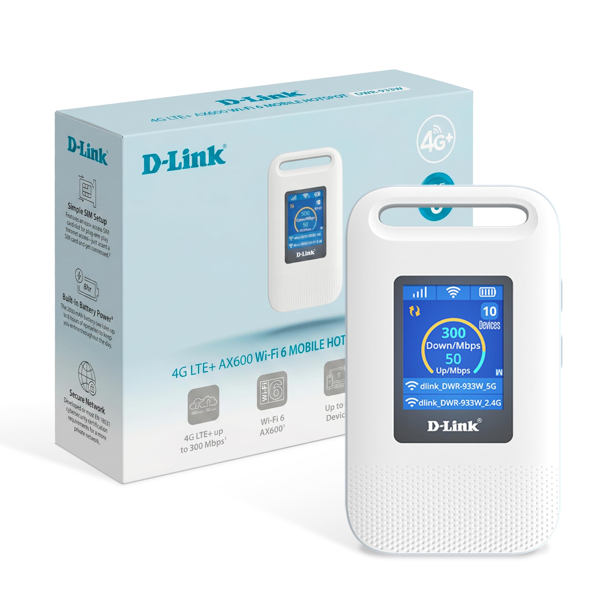 4G LTE+ AX600 WI-FI 6 MOBILE HOTSPOT